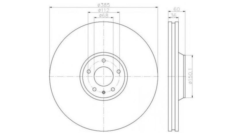 Disc frana Audi AUDI A8 (4E_) 2002-2010 #2 0986479A31