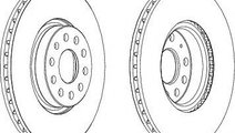 Disc frana AUDI Q3 (8U) (2011 - 2016) FERODO DDF13...