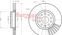 Disc frana AUDI Q3 (8U) (2011 - 2016) METZGER 6110...