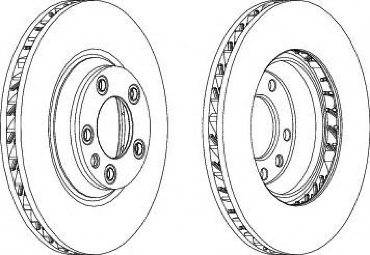 Disc frana AUDI Q7 (4L) (2006 - 2015) FERODO DDF1408RC-1 piesa NOUA