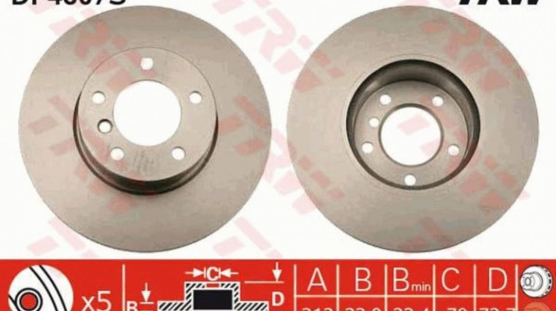 Disc frana BMW 2 Cabriolet (F23) 2014-2016 #3 0986479381