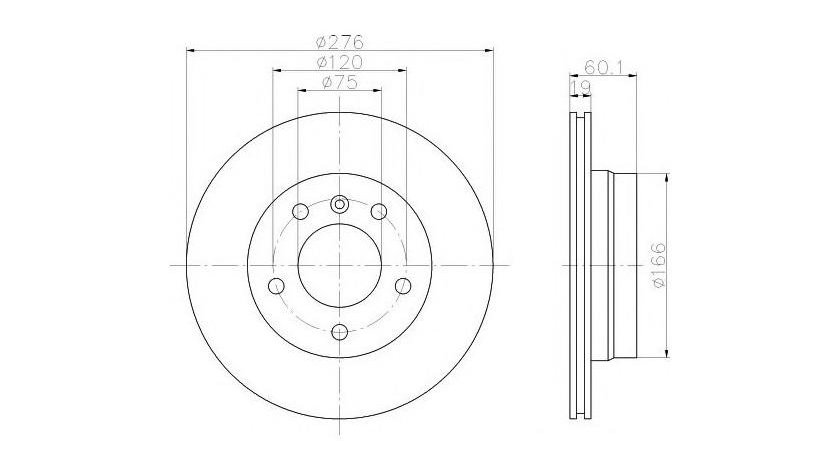 Disc frana BMW 3 Touring (E36) 1995-1999 #2 09772710