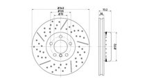 Disc frana BMW 4 cupe (F32, F82) 2013-2016 #2 3410...