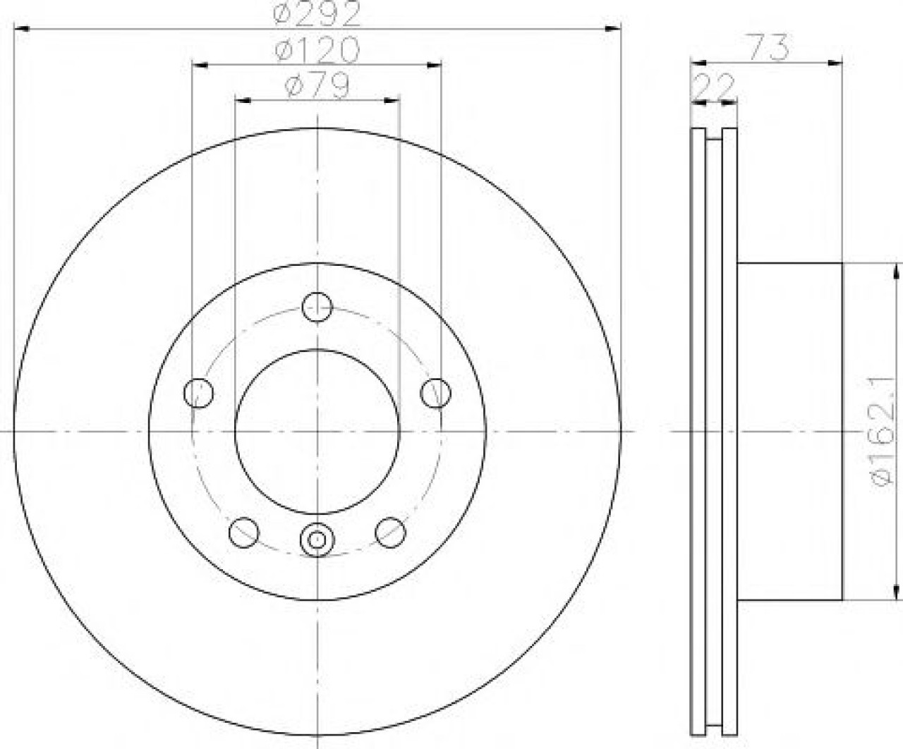 Disc frana BMW Seria 1 Cabriolet (E88) (2008 - 2013) TEXTAR 92132805 piesa NOUA