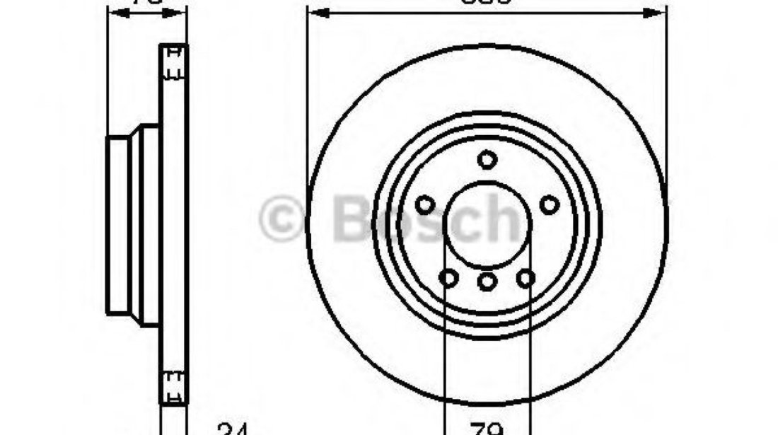 Disc frana BMW Seria 1 Cupe (E82) (2007 - 2013) BOSCH 0 986 479 215 piesa NOUA