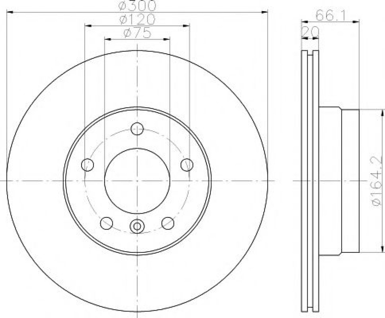 Disc frana BMW Seria 1 (E81) (2006 - 2012) TEXTAR 92133003 piesa NOUA