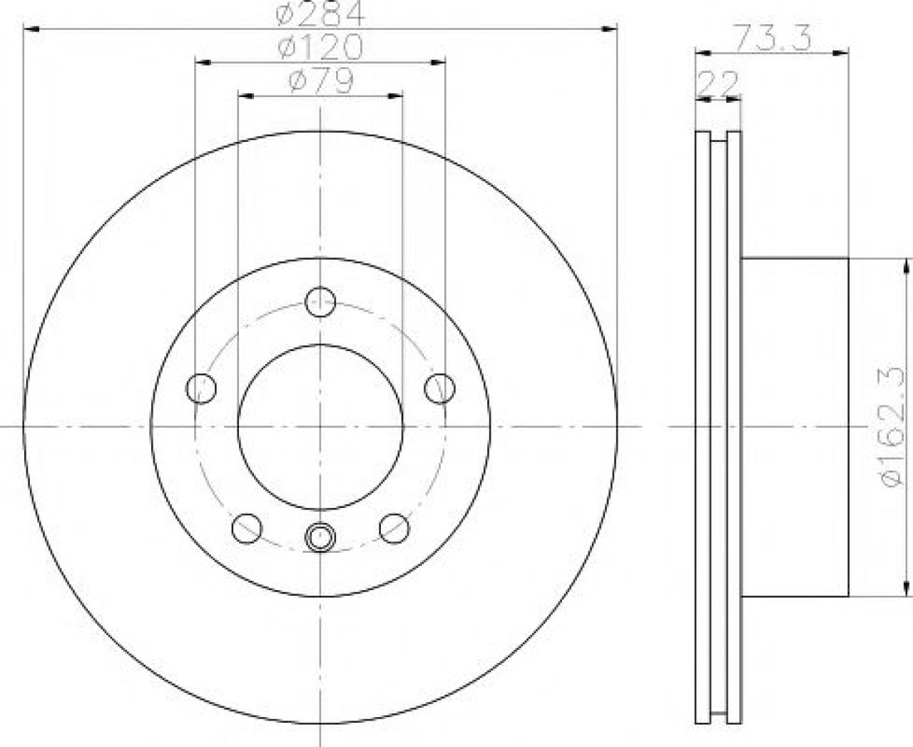 Disc frana BMW Seria 1 (F21) (2011 - 2016) TEXTAR 92238403 piesa NOUA