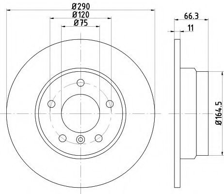 Disc frana BMW Seria 2 Cabriolet (F23) (2014 - 2016) TEXTAR 92261003 piesa NOUA