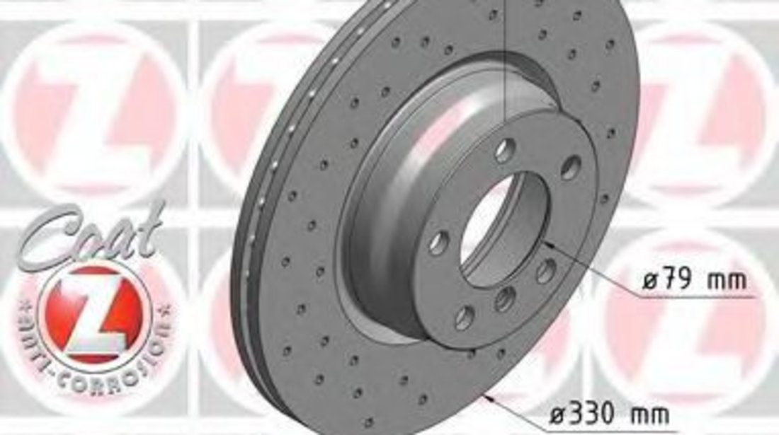 Disc frana BMW Seria 2 Cupe (F22, F87) (2013 - 2016) ZIMMERMANN 150.2901.52 piesa NOUA