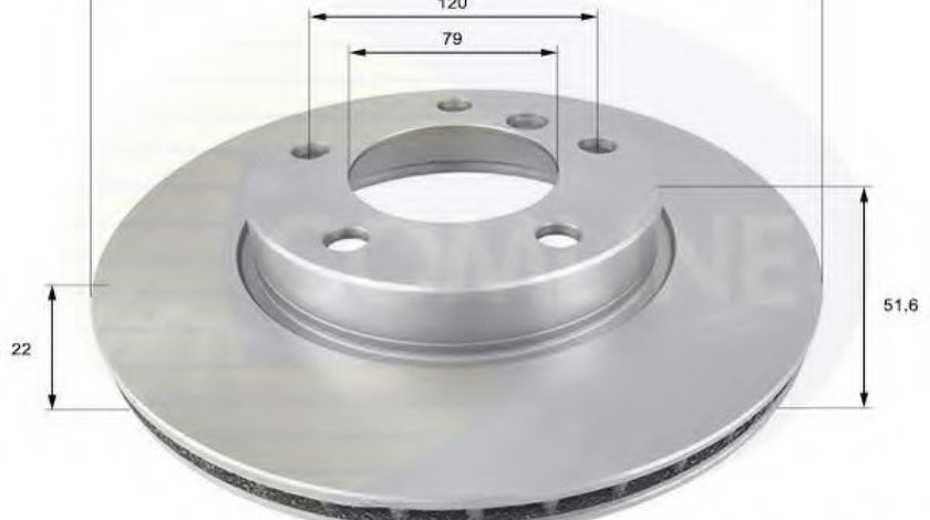 Disc frana BMW Seria 3 Cabriolet (E36) (1993 - 1999) COMLINE ADC1702V piesa NOUA