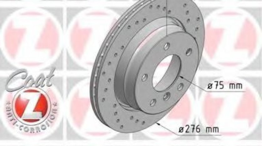 Disc frana BMW Seria 3 Compact (E46) (2001 - 2005) ZIMMERMANN 150.1283.52 piesa NOUA