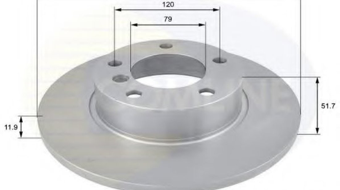 Disc frana BMW Seria 3 Cupe (E36) (1992 - 1999) COMLINE ADC1701 piesa NOUA