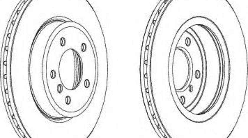 Disc frana BMW Seria 3 Cupe (E46) (1999 - 2006) FERODO DDF1174C-1 piesa NOUA