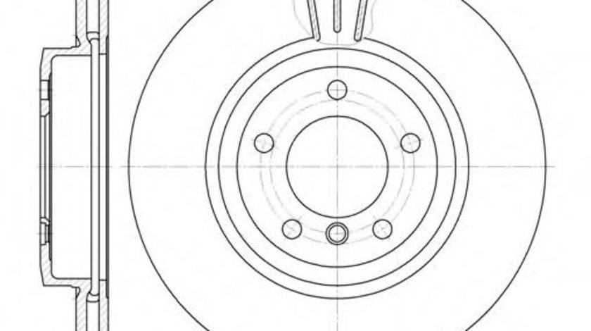 Disc frana BMW Seria 3 Cupe (E46) (1999 - 2006) REMSA 6598.10 piesa NOUA