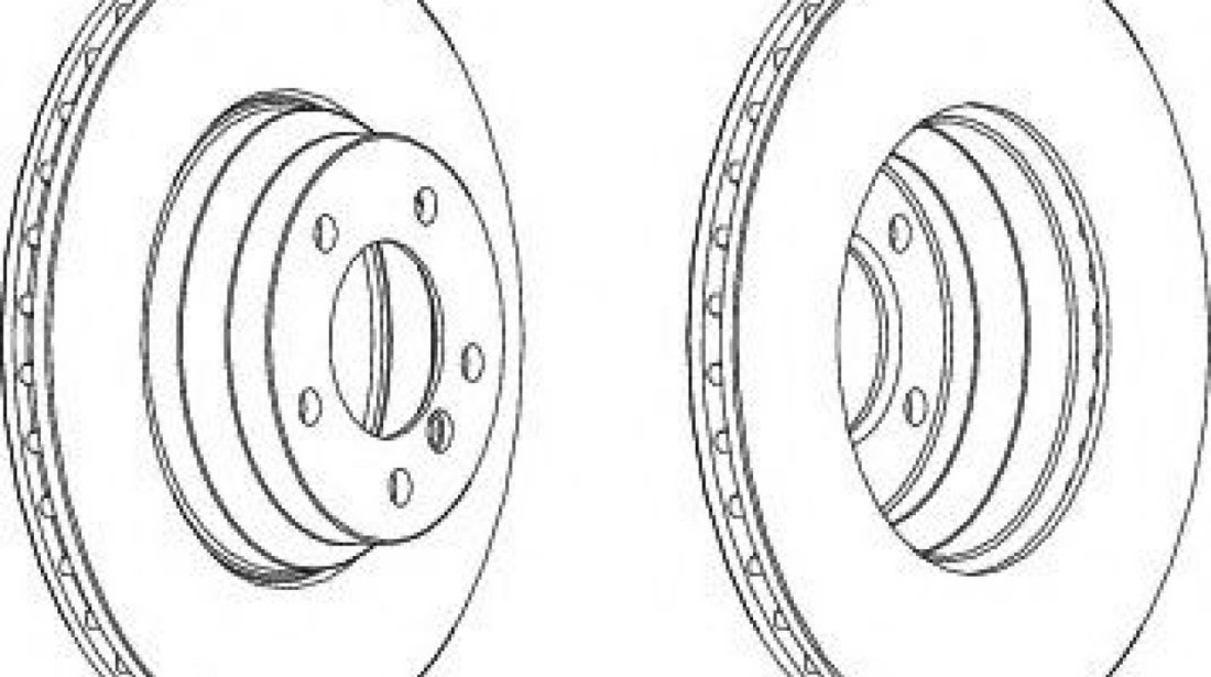 Disc frana BMW Seria 3 Cupe (E92) (2006 - 2013) FERODO DDF1535C-1 piesa NOUA