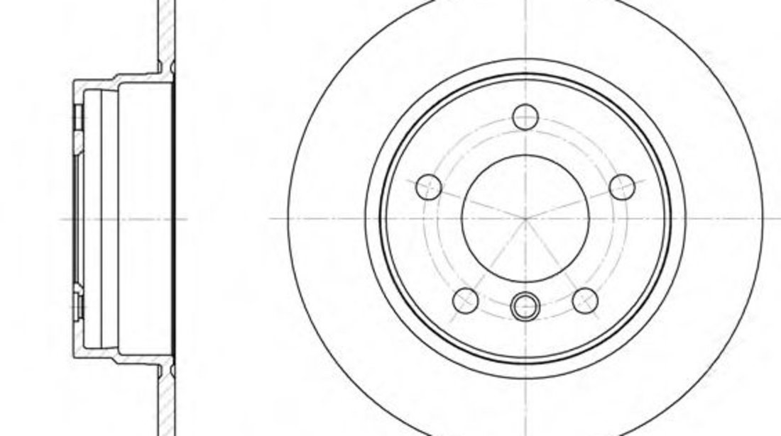 Disc frana BMW Seria 3 (E36) (1990 - 1998) REMSA 6284.00 piesa NOUA