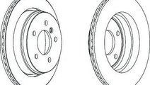 Disc frana BMW Seria 3 (E46) (1998 - 2005) FERODO ...