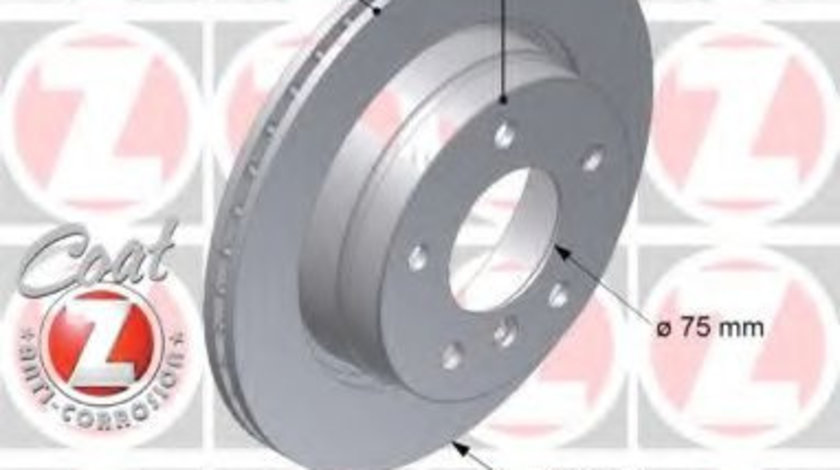 Disc frana BMW Seria 3 (E46) (1998 - 2005) ZIMMERMANN 150.1283.20 piesa NOUA