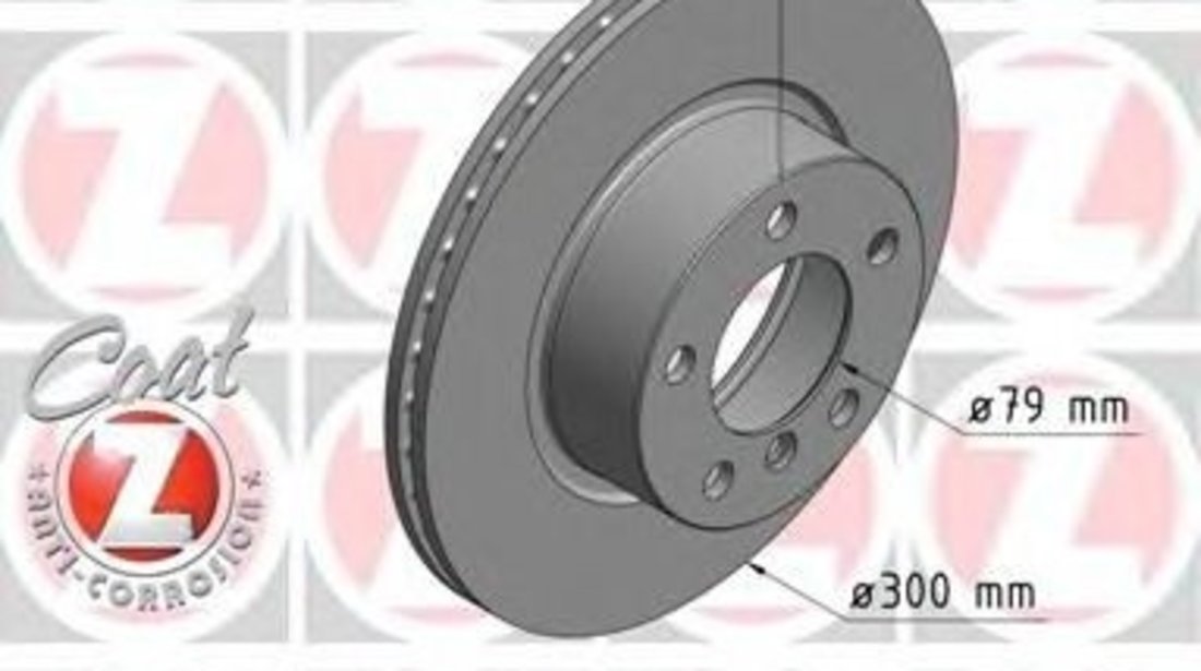 Disc frana BMW Seria 3 (F30, F35, F80) (2011 - 2016) ZIMMERMANN 150.3497.20 piesa NOUA