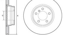 Disc frana BMW Seria 3 (F30, F35, F80) (2011 - 201...