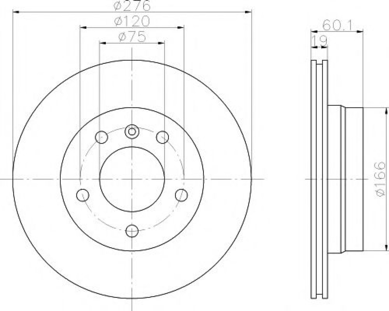 Disc frana BMW Seria 3 Touring (E36) (1995 - 1999) TEXTAR 92072403 piesa NOUA