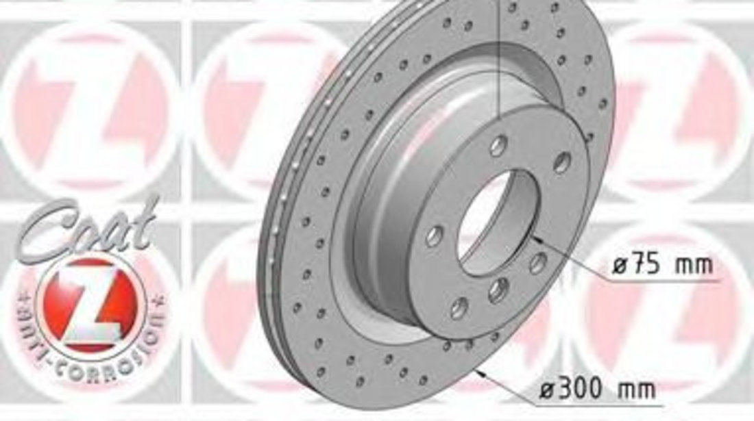 Disc frana BMW Seria 3 Touring (E91) (2005 - 2012) ZIMMERMANN 150.3426.52 piesa NOUA