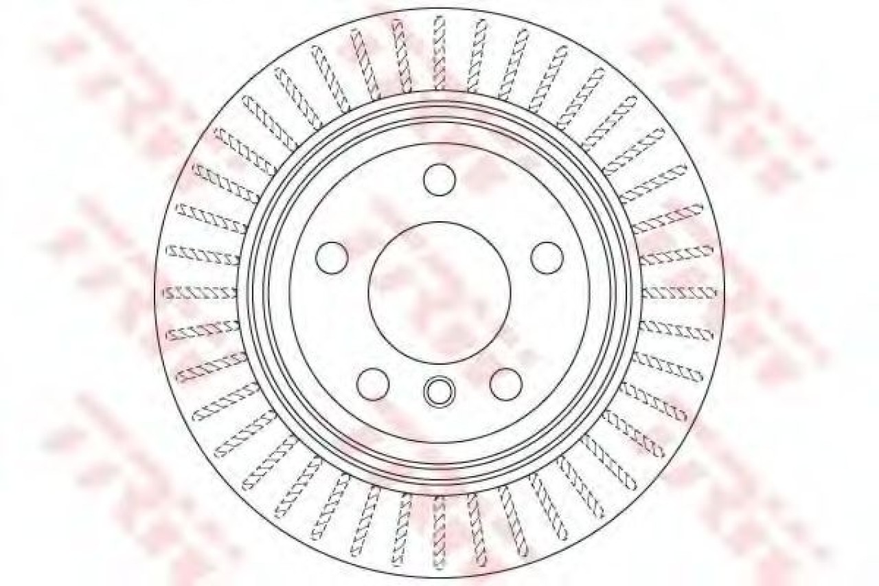 Disc frana BMW Seria 3 Touring (F31) (2011 - 2016) TRW DF6513S piesa NOUA