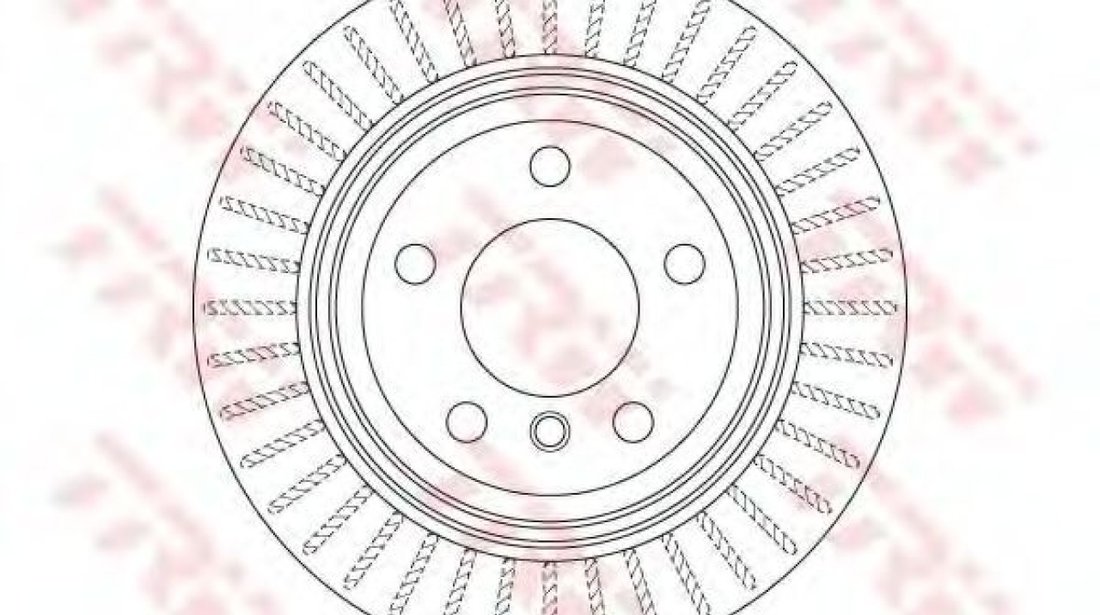 Disc frana BMW Seria 4 Cupe (F32, F82) (2013 - 2016) TRW DF6513S piesa NOUA