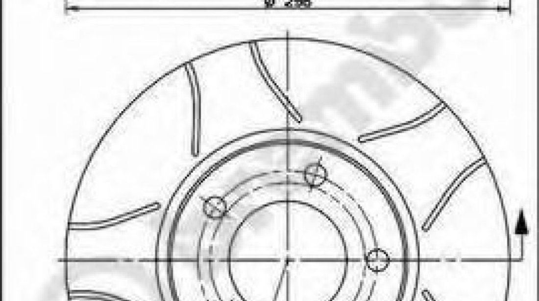 Disc frana BMW Seria 5 (E39) (1995 - 2003) BREMBO 09.6924.75 piesa NOUA