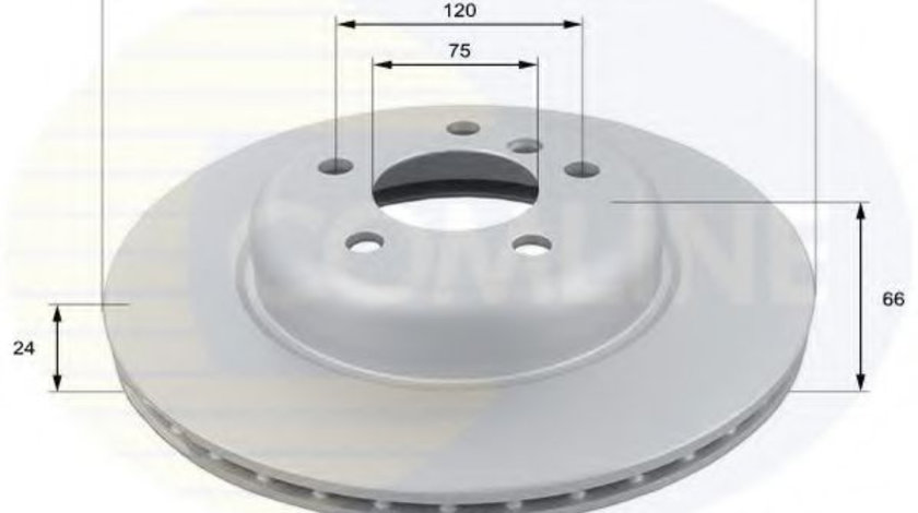 Disc frana BMW Seria 5 (F10, F18) (2009 - 2016) COMLINE ADC1781V piesa NOUA