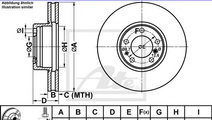 Disc frana BMW Seria 5 Touring (E39) (1997 - 2004)...