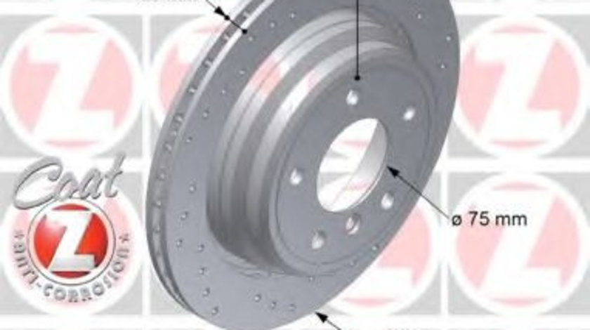 Disc frana BMW Seria 5 Touring (E39) (1997 - 2004) ZIMMERMANN 150.1286.52 piesa NOUA