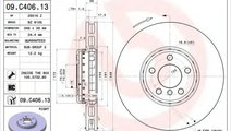 Disc frana BMW Seria 5 Touring (F11) (2010 - 2016)...