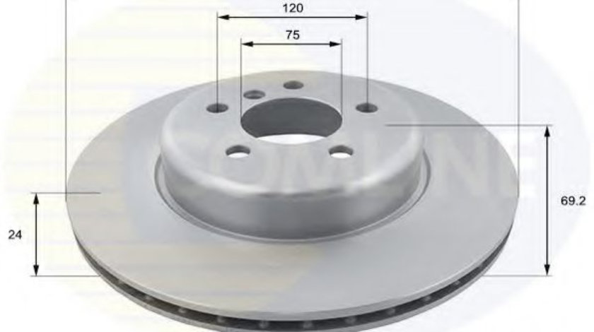 Disc frana BMW Seria 6 Cabriolet (F12) (2011 - 2016) COMLINE ADC1788V piesa NOUA