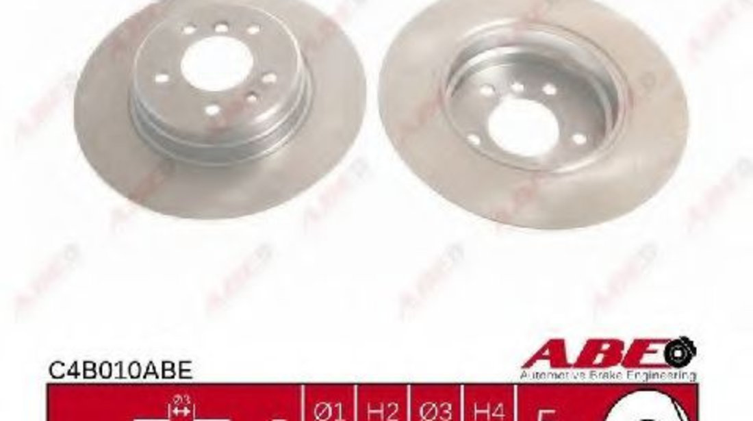 Disc frana BMW Seria 7 (E38) (1994 - 2001) ABE C4B010ABE piesa NOUA