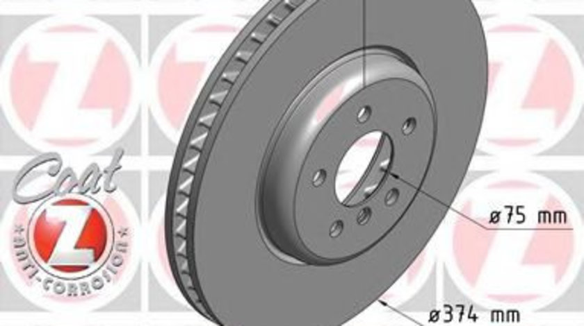 Disc frana BMW Seria 7 (F01, F02, F03, F04) (2008 - 2015) ZIMMERMANN 150.2913.20 piesa NOUA