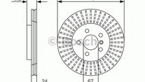 Disc frana BMW X1 (F48) (2015 - 2016) BOSCH 0 986 ...