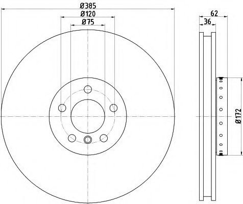 Disc frana BMW X6 (E71, E72) (2008 - 2014) TEXTAR 92266525 piesa NOUA