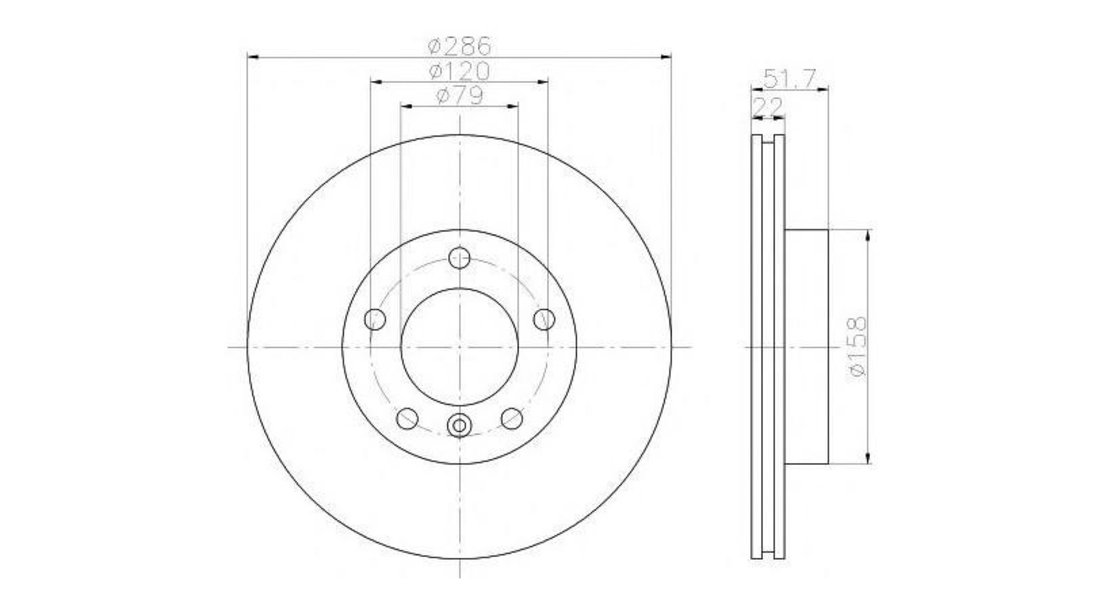 Disc frana BMW Z3 cupe (E36) 1997-2003 #2 09539020