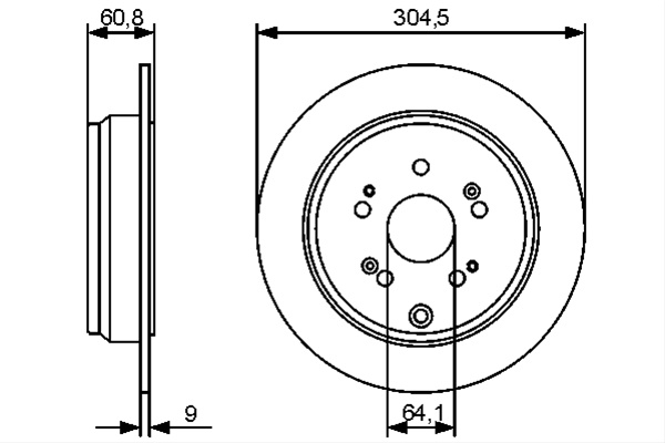 Disc Frana Bosch Honda 0 986 479 449