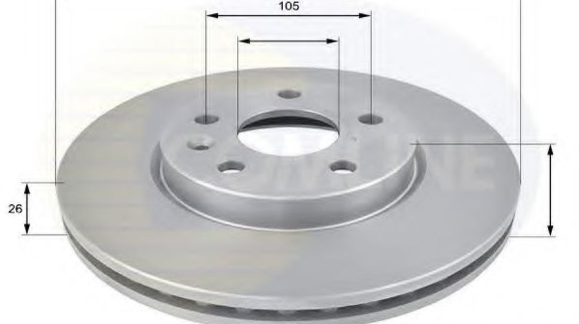 Disc frana CHEVROLET CRUZE Station Wagon (J308) (2012 - 2016) COMLINE ADC1151V piesa NOUA