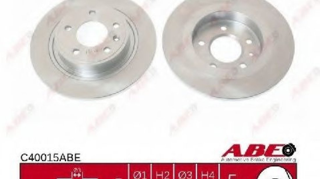 Disc frana CHEVROLET ORLANDO (J309) (2010 - 2016) ABE C40015ABE piesa NOUA