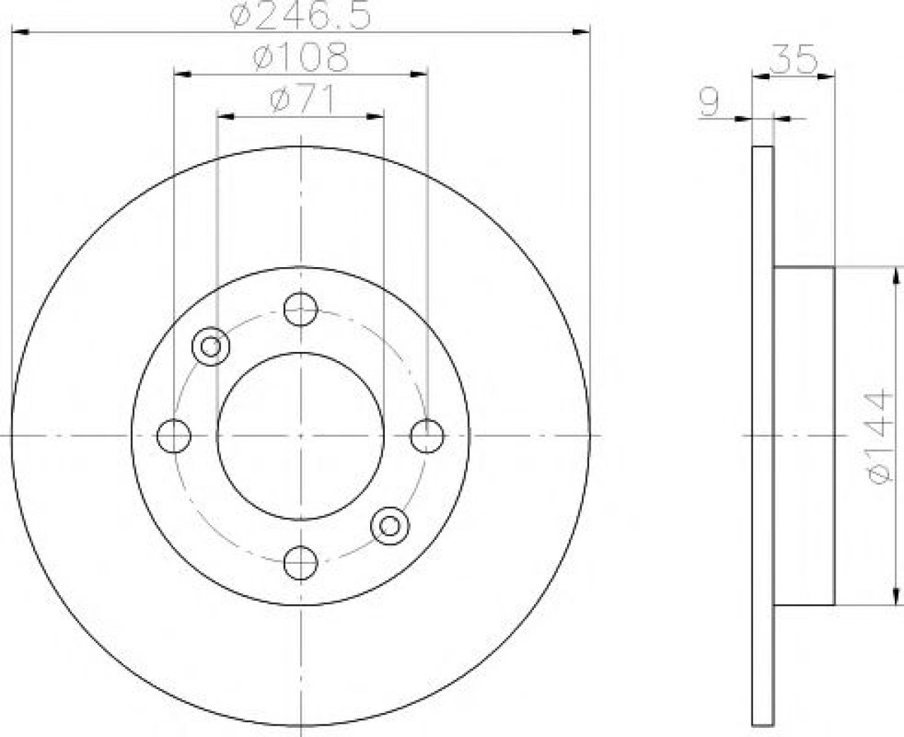 Disc frana CITROEN C3 I (FC) (2002 - 2016) TEXTAR 92111703 piesa NOUA