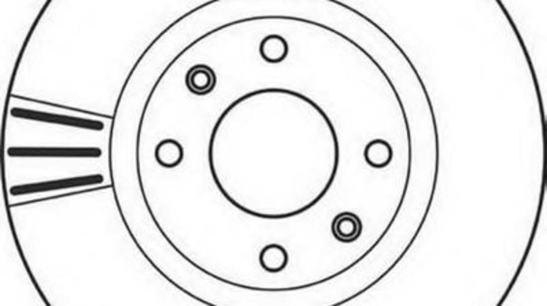 Disc frana CITROEN C4 Grand Picasso I (UA) (2006 - 2016) JURID 562129JC piesa NOUA