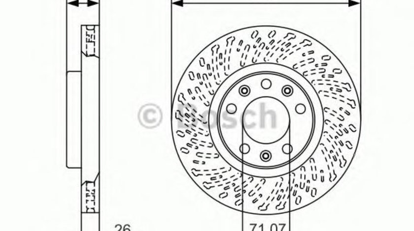 Disc frana CITROEN C4 Grand Picasso II (2013 - 2016) BOSCH 0 986 479 C35 piesa NOUA