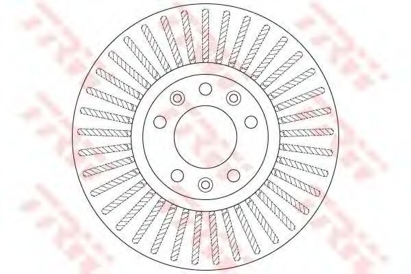 Disc frana CITROEN C4 Grand Picasso II (2013 - 2016) TRW DF6419 piesa NOUA