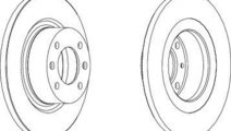 Disc frana CITROEN C5 I (DC) (2001 - 2004) FERODO ...