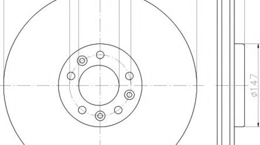 Disc frana CITROEN C5 III (RD) (2008 - 2016) TEXTAR 92256003 piesa NOUA