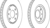 Disc frana CITROEN XANTIA (X2) (1998 - 2003) FEROD...