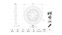 Disc frana Citroen XSARA caroserie 2000-2005 #3 09...